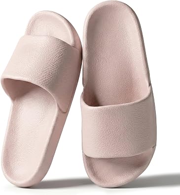 Shower Shoes for Women & Men - Non-Slip House Slippers - Cloud Comfort Slides - Quick-Dry, Arch Support - Perfect for Bathroom, Beach, Pool, Travel