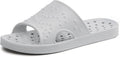 Shower Shoes for Women Men with Arch Support Quick Drying Pool Slides Lightweight Beach Sandals with Drain Holes